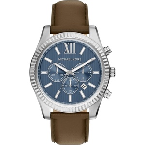 Michael Kors Men’s Lexington Chronograph Brown Leather Watch (Model: MK9258)