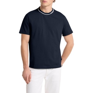 Michael Kors Men’s Logo Rib Tee(Midnight)