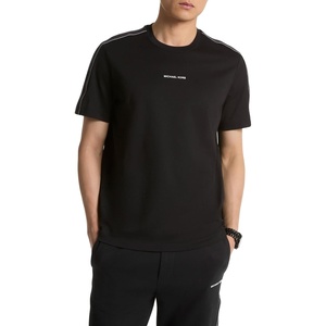Michael Kors Men’s Logo Tape Tee(Black)