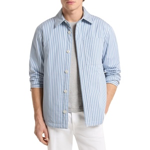 Michael Kors Men’s Long Sleeve Padded Shirt Jacket(Chambray)