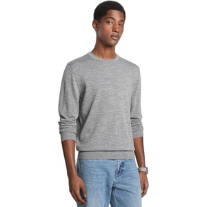 Michael Kors Men’s Merino Crewneck Sweater(Ash Melange)