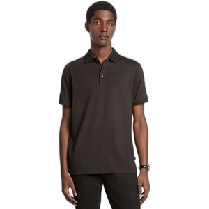 Michael Kors Men’s Mk Signature Shoulder Logo Polo(Black)