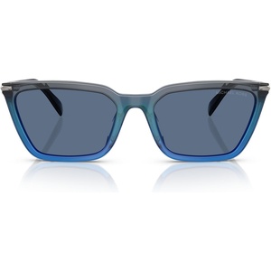 Michael Kors Men’s Mk2250u Everglades Universal Fit Cat Eye Sunglasses(Grey Gradient/Blue Solid)