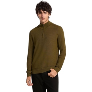 Michael Kors Men’s Mouline Quarter Zip Sweater(Ivy)