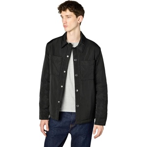Michael Kors Men’s Nylon Padded Shirt Jacket(Black)