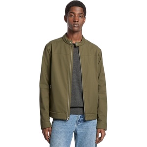 Michael Kors Men’s Nylon Racer Jacket(Ivy)