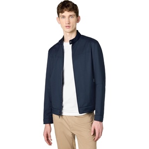 Michael Kors Men’s Nylon Racer Jacket(Midnight)