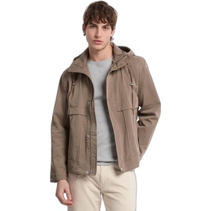 Michael Kors Men’s Nylon Twill Windbreaker(Chestnut)