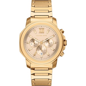 Michael Kors Men’s Prescott Chronograph Gold-Tone Stainless Steel Watch (Model: MK9249)