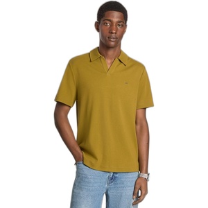 Michael Kors Men’s Short Sleeve Ribbed Johnny Collar Polo(Pistachio)