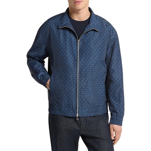Michael Kors Men’s Signature Printed Windbreaker(Midnight)