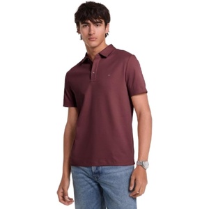 Michael Kors Men’s Sleek Mk Polo(Oxblood)
