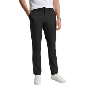 Michael Kors Men’s Slim Fit Cotton Blend Chino Pant(Black)