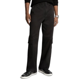 Michael Kors Men’s Slouch Cargo Pant(Black)