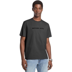 Michael Kors Men’s Tufted Logo T-Shirt(Black)
