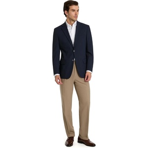 Michael Kors Men’s Twill Koop Classic Regular, Big & Tall Sport Coat, Performance Fabric for comfort | Business & Casual Wear(Navy)