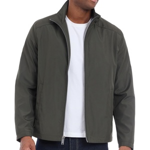 Michael Kors Reinforced Polyester Jacket, Wind and Water Resistant(Dark Olive Green)