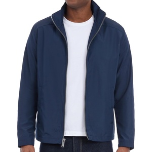 Michael Kors Reinforced Polyester Jacket, Wind and Water Resistant(Midnight Blue)