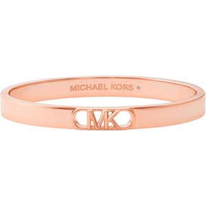 Michael Kors Rose Gold-Tone Bracelet for Women; Bracelets; Jewelry for Women(MK Logo Bangle)