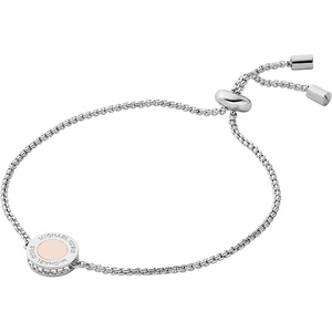 Michael Kors Silver-Tone Bracelet for Women; Bracelets; Jewelry for Women(Silver & Rose Glitz)