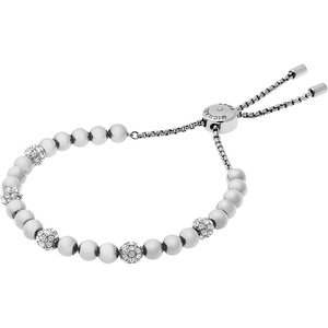 Michael Kors Silver-Tone Bracelet for Women; Bracelets; Jewelry for Women(Silver Bead)