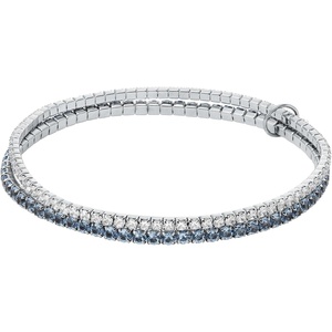 Michael Kors Silver-Tone Bracelet for Women; Bracelets; Jewelry for Women(Silver/Blue Stretch)