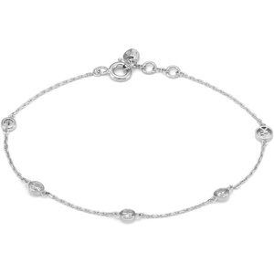Michael Kors Silver-Tone Bracelet for Women; Sterling Silver Bracelets; Jewelry for Women(Chain Link)