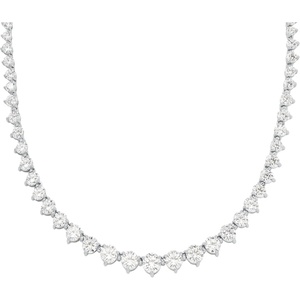 Michael Kors Silver-Tone Necklace; Sterling Silver Necklaces; Jewelry for Women(Pavé Chain)