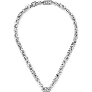 Michael Kors Silver-Tone Necklace for Women; Necklaces for Women; Jewelry for Women(Chunky Chain Link)