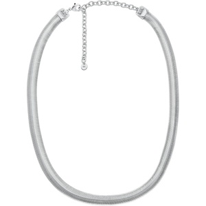 Michael Kors Silver-Tone Necklace for Women; Necklaces for Women; Jewelry for Women(Oversized Chain Link)