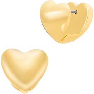 Michael Kors Women’s Heart-Shaped Huggie Earrings (Model: MKJ8591710)