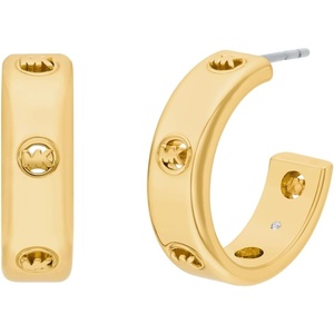 Michael Kors Women’s Logo Hoop Earrings (Model: MKJ8617710)