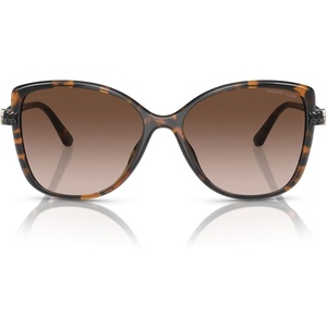 Michael Kors Women’s MK2181U Malta Universal Fit Butterfly Sunglasses(Dark Tortoise/Brown Gradient)