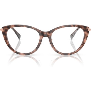 Michael Kors Women’s Mk4153d Yangtze Cat Eye Prescription Eyewear Frames(Pink Tortoise/Demo Lens)