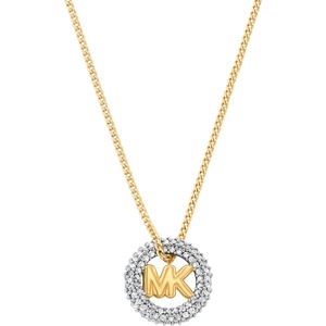 Michael Kors Women’s Pavé Logo Pendant Necklace (Model: MKJ8546931)