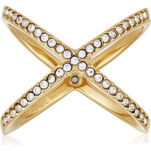 Michael Kors Women’s Ring; Rings for Women; Gold or Silver-Tone Rings for Women(Gold)
