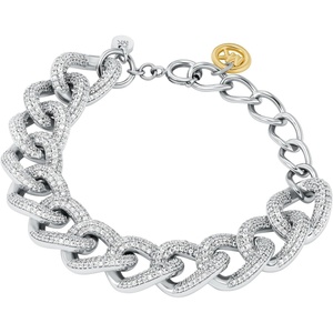 Michael Kors Women’s Silver Pavé Chain Bracelet (Model: MKJ8575931)