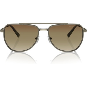 Michael Kors mens Mk1155 Whistler Aviator Sunglasses(Shiny Olive/Brown Olive Gradient)