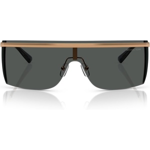 Michael Kors mens Mk1169 Palisades Rectangular Sunglasses(Beige Gold/Dark Grey Solid)