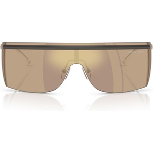 Michael Kors mens Mk1169 Palisades Rectangular Sunglasses(Matte Gunmetal/Husk Mirrored)