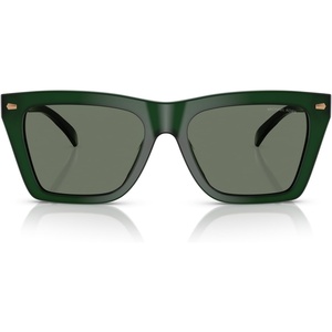 Michael Kors mens Mk2225u Pebble Beach Universal Fit Square Sunglasses(Olive Solid/Green Solid)