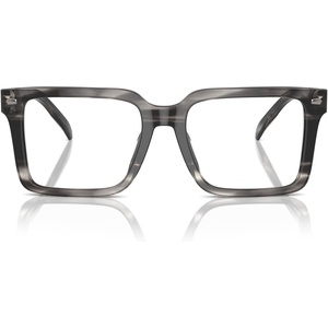 Michael Kors mens Mk4121u Mosel Universal Fit Square Prescription Eyewear Frames(Black Horn/Demo Lens)