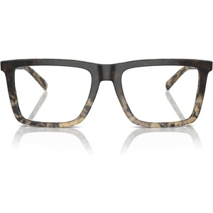 Michael Kors mens Mk4124u Sorengo Universal Fit Rectangular Prescription Eyewear Frames(Black Gradient Tortoise/Demo Lens)
