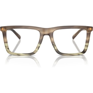 Michael Kors mens Mk4124u Sorengo Universal Fit Rectangular Prescription Eyewear Frames(Olive Block Tortoise/Demo Lens)