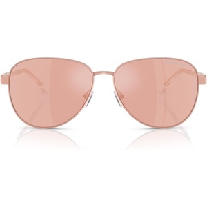 Michael Kors womens Mk1160 Biarritz Aviator Sunglasses(Rose Gold/Rose Gold Mirrored)