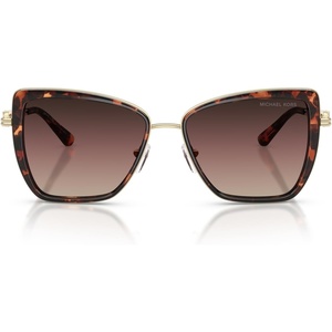 Michael Kors womens Mk1178 Sea Island Butterfly Sunglasses(Luggage Tortoise/Brown Gradient)
