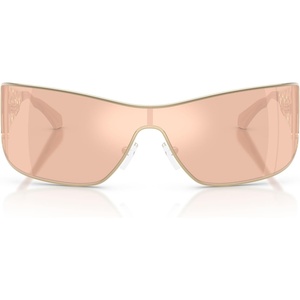 Michael Kors womens Mk1180 Melbourne Rectangular Sunglasses(Light Gold/Pink)