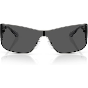 Michael Kors womens Mk1180 Melbourne Rectangular Sunglasses(Silver/Grey)