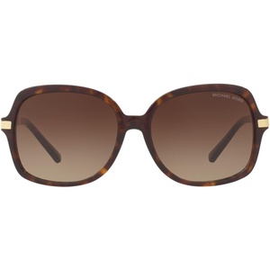 Michael Kors womens Mk2024 Adrianna I Square Sunglasses(Dark Tortoise/Brown Gradient)