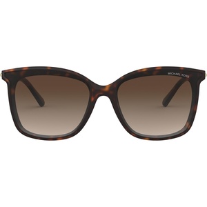 Michael Kors womens Mk2079u Zermatt Universal Fit Square Sunglasses(Dark Tortoise/Smoke Gradient)